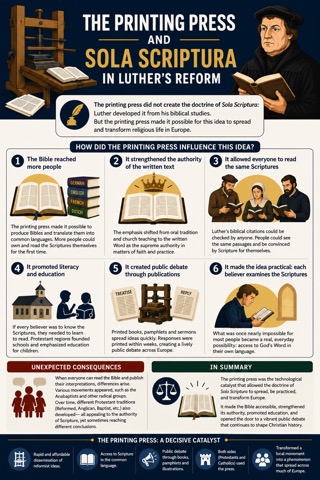 The Printing Press and Sola Scriptura in Luther's Reform